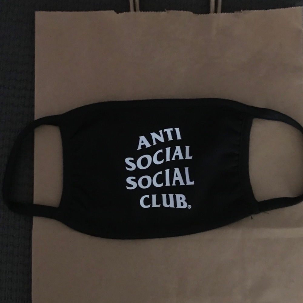 Anti social social club mask